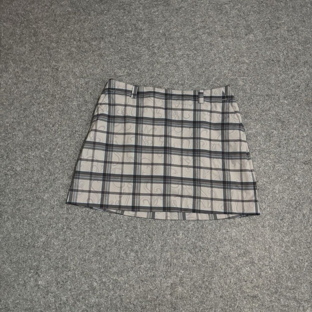 Nike Skirt Womens Size 14 Plaid Golf Dri Fit Performance